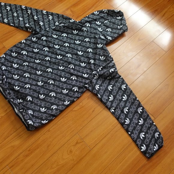 Adidas Originals Trefoil Monogram Windbreaker - Picture 9 of 14